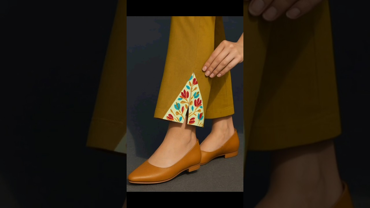 Viral Trouser Design 2025 😍| नया फैशनेबल पैंट डिज़ाइन #ReetDesignerStudio #shorts #trouserdesign