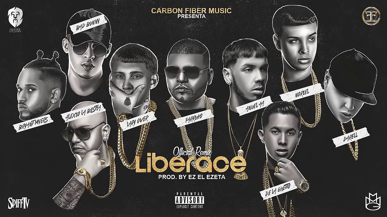 Farruko Ft. Anuel AA, De La Ghetto, Bryant Myers, Alexio, Bad Bunny & Màs - Liberace (Remix)