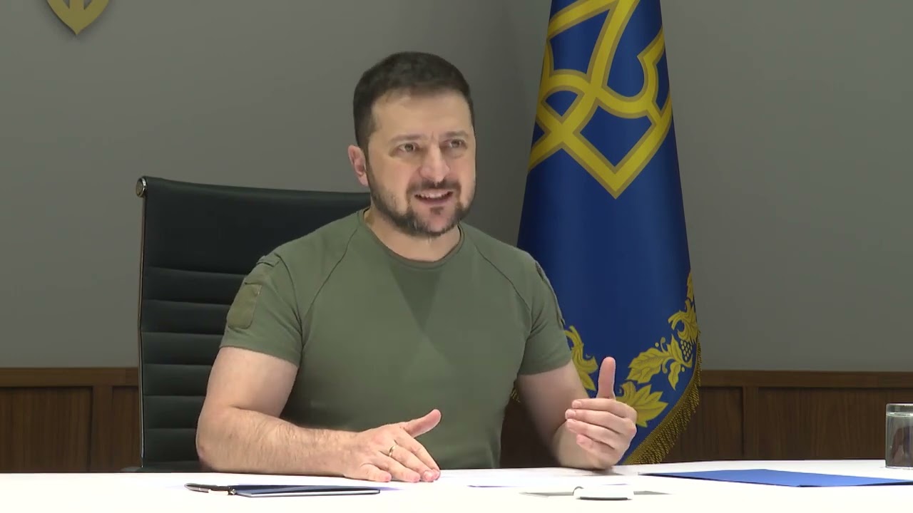 Volodymyr Zelensky - Gli attacchi dei missili alati russi e dei droni iraniani hanno.. (20.10.22)