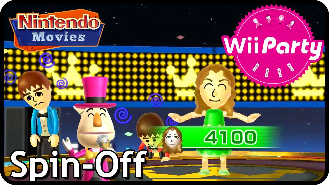 Wii Party - Spin-Off (4 Players, Maurits vs Rik vs Myrte vs Leon)