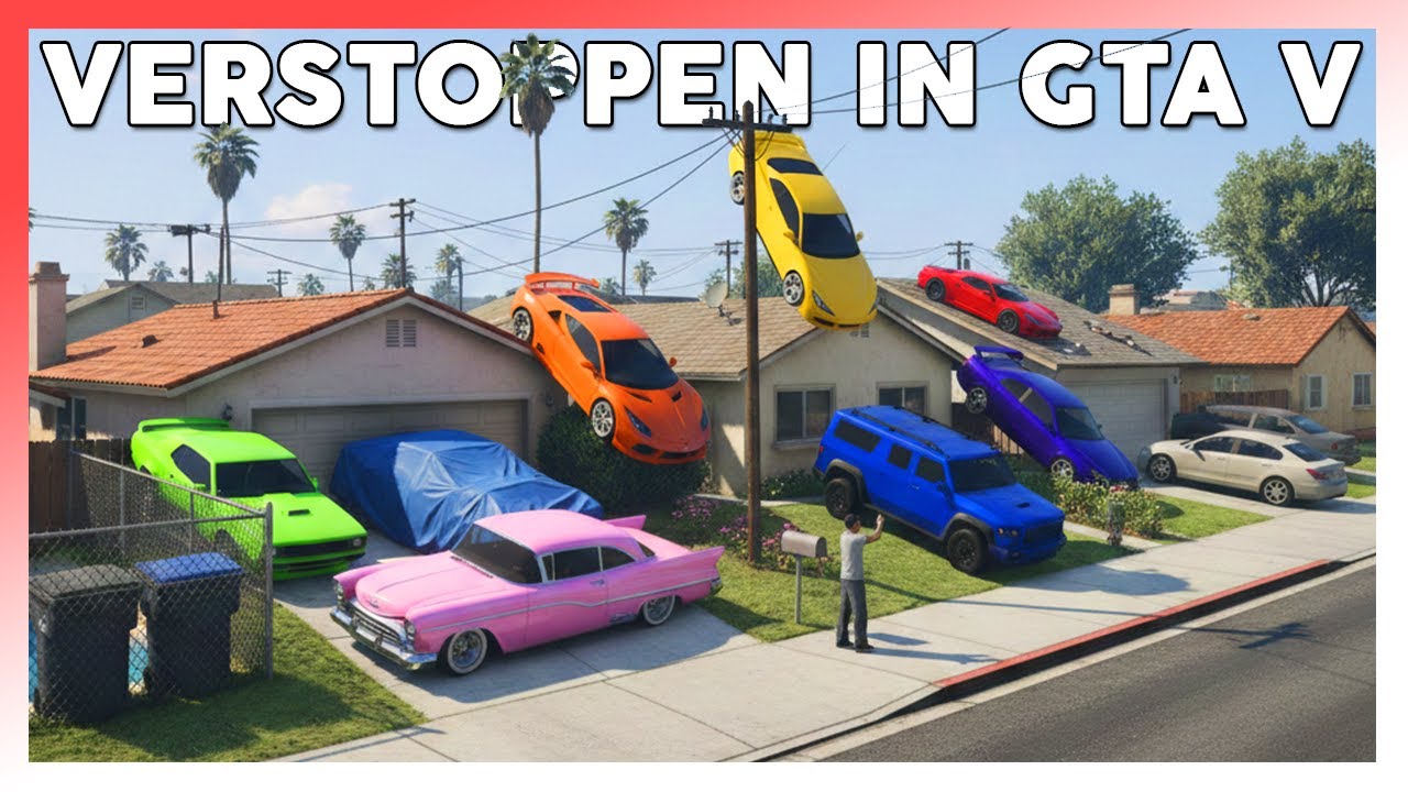 ONMOGELIJK VERSTOPPEN Met Auto's In Los Santos! 🚗💨