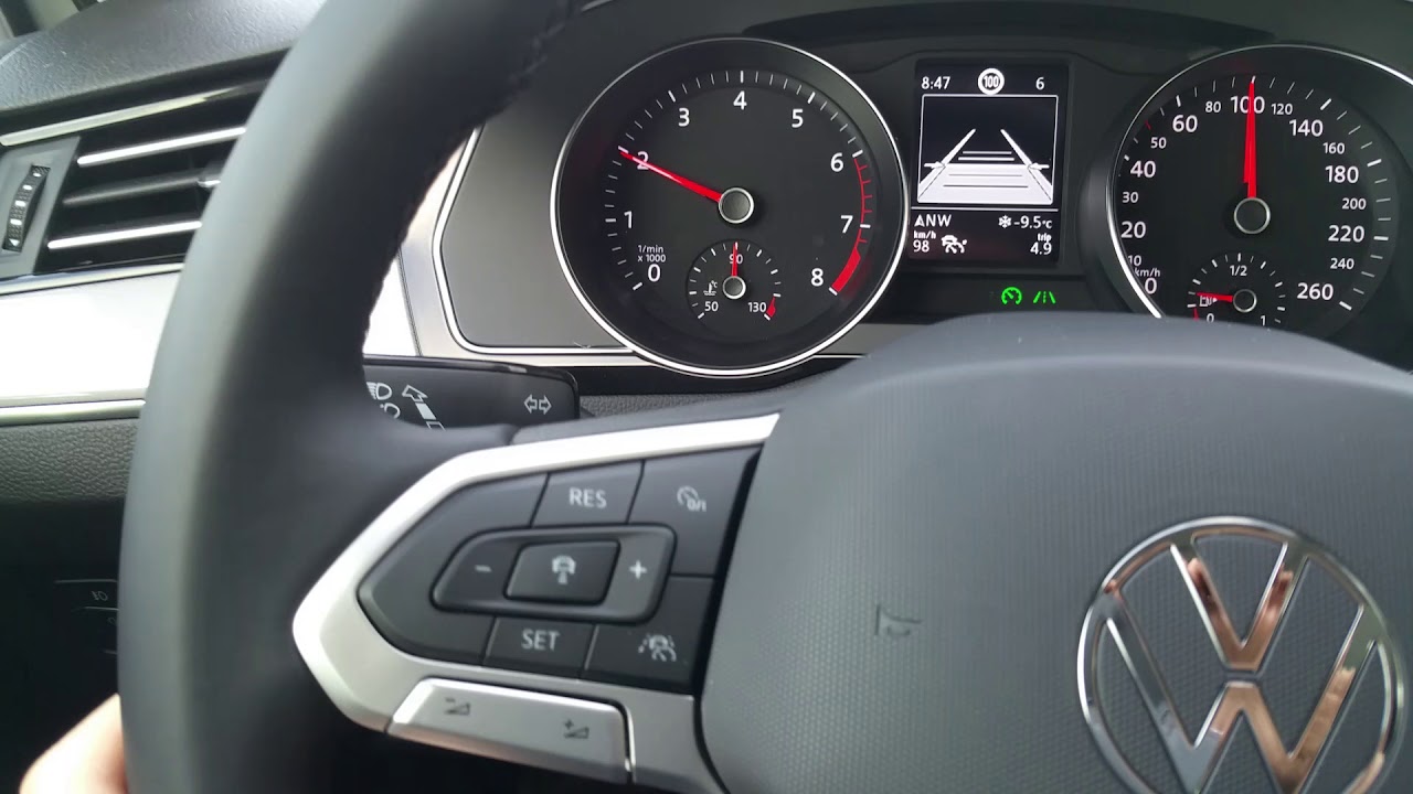 Passat Variant B8 Fahrassistenzsysteme Lane Assist ACC Adaptive Cruise Control Frontassist bedienen