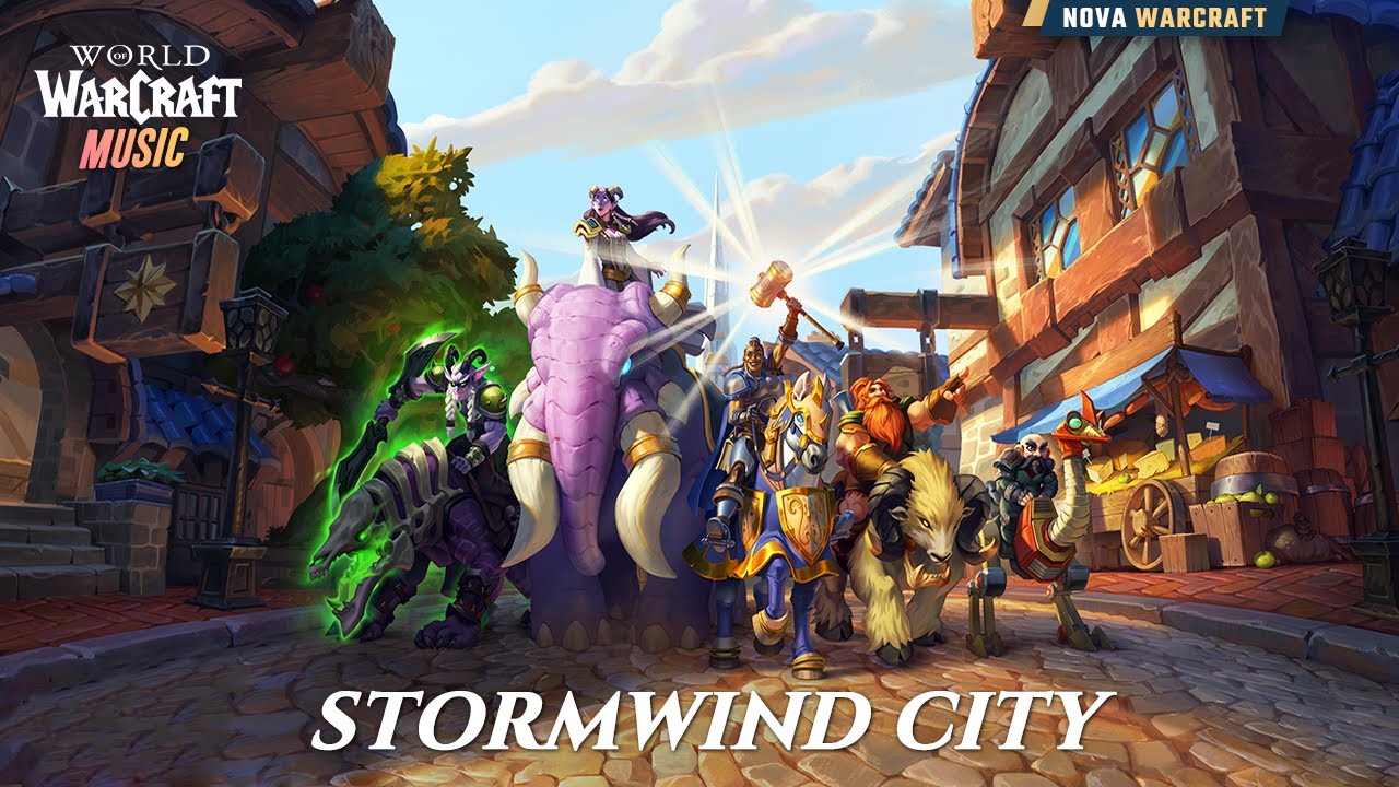 Stormwind City Music & Ambience | WoW Music (Relaxing and Majestic)