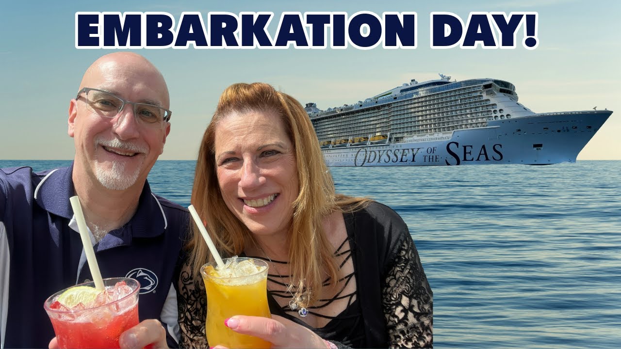 🛳️ Our FIRST Transatlantic Cruise | Embarkation Day VLOG
