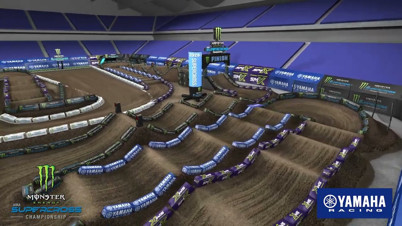 2026 SuperMotocross Rd 11 | Detroit | Yamaha Track Map