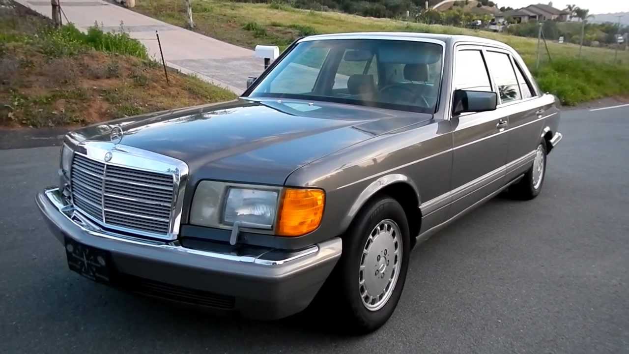 1986 Mercedes Benz 560SEL W126 Big Body 86 560 SEL Youngtimer Export For Sale