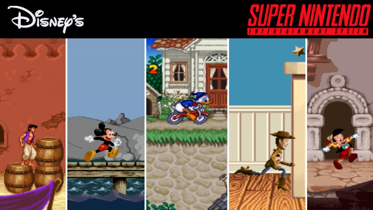 Disney Cartoon Games for SNES