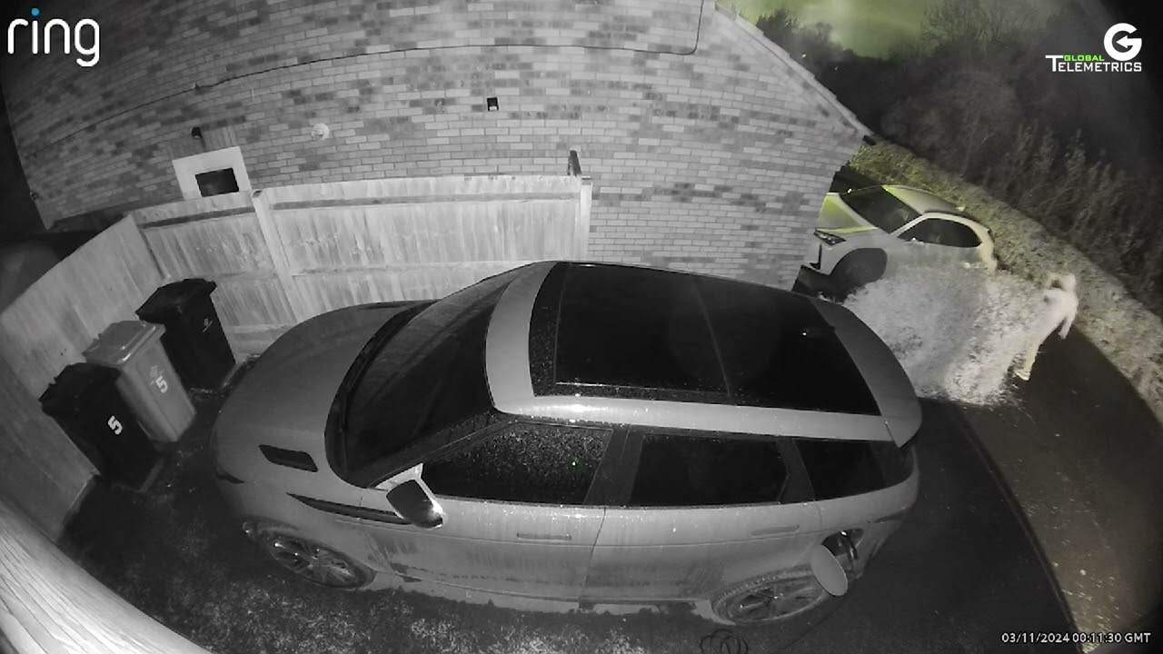 Caught on cam thief trying doors on cars