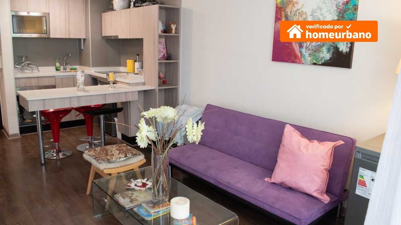 Arriendo departamento amoblado Irarrázaval - Metro Villa Frei 1 (4238)