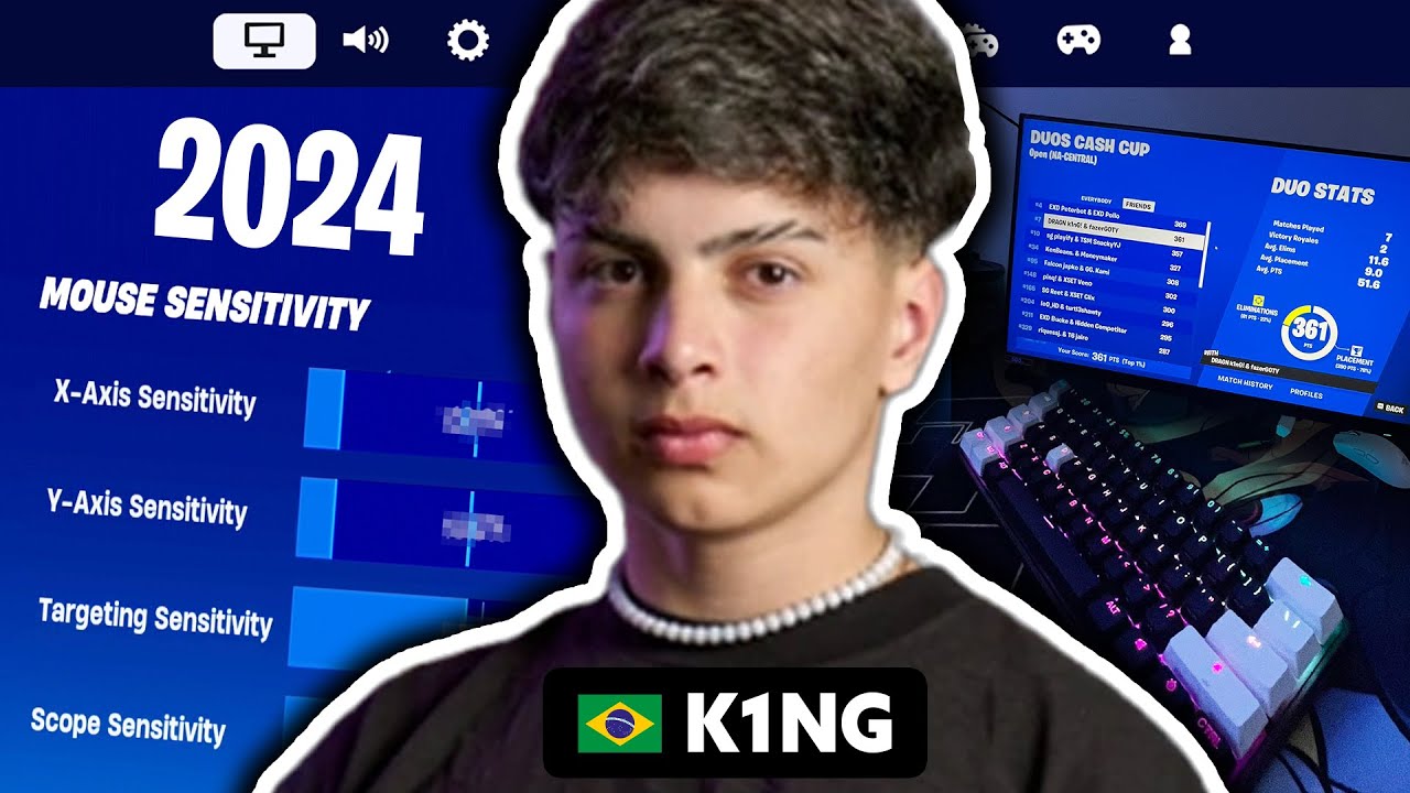 БЕЗУМНЫЕ настройки Fortnite от K1ng! (ОБНОВЛЕНО В 2024 ГОДУ)
