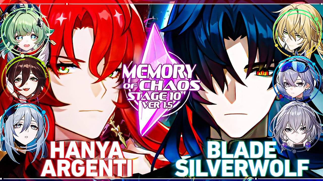 Argenti Hanya & Blade Silverwolf | Memory Of Chaos 1.5 - Stage 10 (Honkai Star Rail)