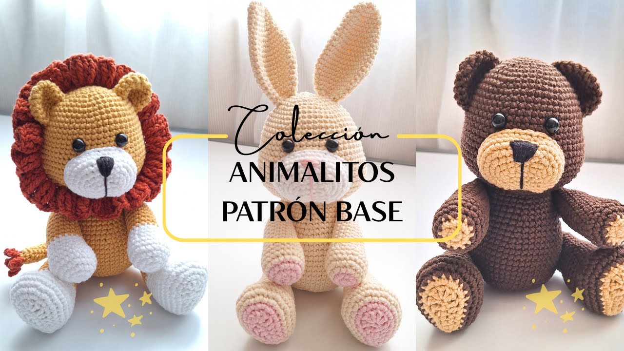 ✨Inicia tu colecci&oacute;n de animalitos amigurumi con este cuerpo base 🧶