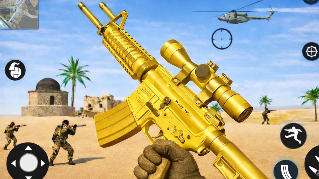Commando Strike gun game 🎮 Fps Mobile game 🎯 Gun game || #gungame #viral 