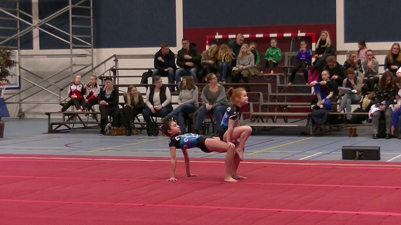 Volont&eacute; Acrogym Meppel - Valentijnscup 2018 - Djura en Julia