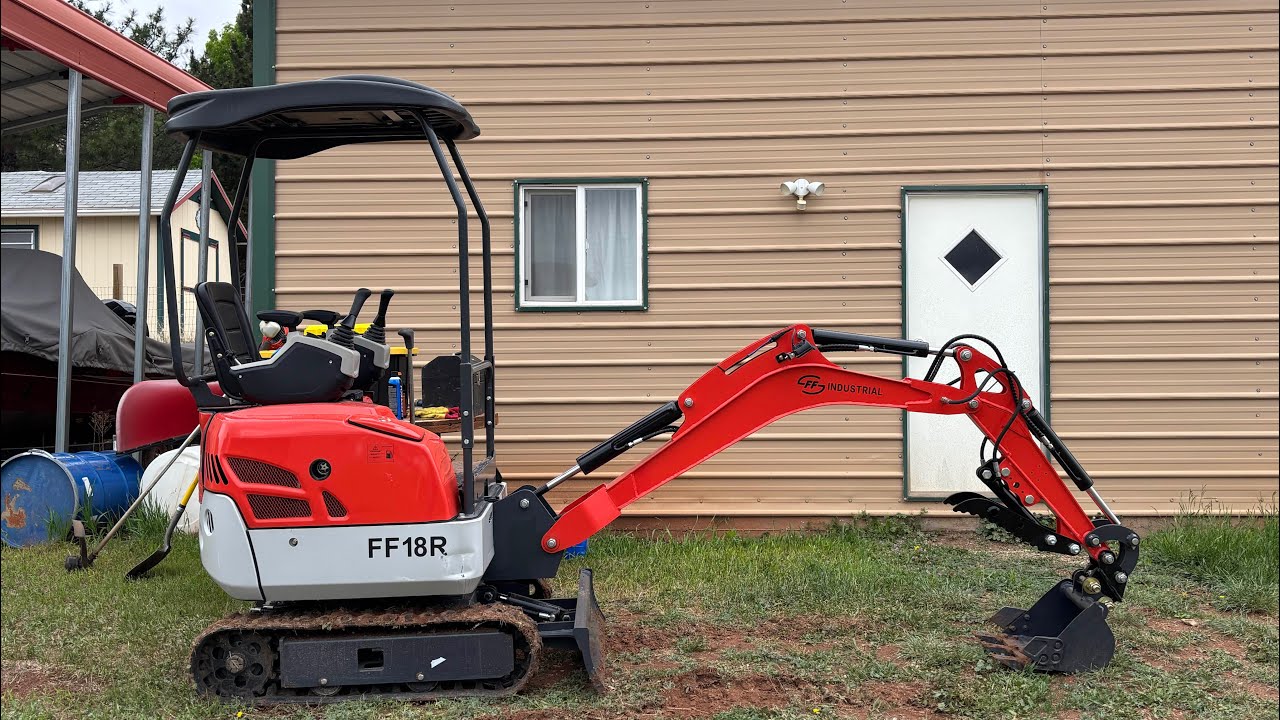 Installing a hydraulic thumb and quick disconnect on my new mini excavator
