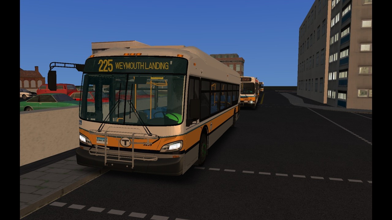 RARE Recreation (XDE40 on the 225) MBTA OMSI 2