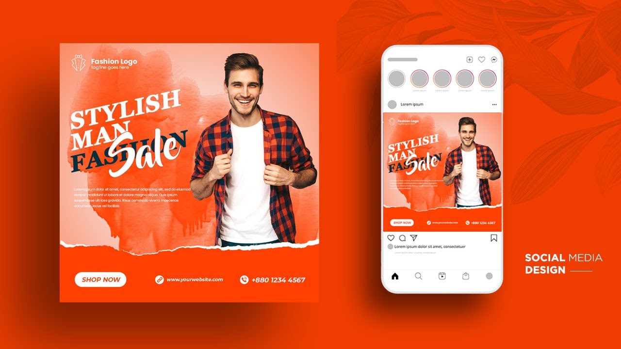 Fashion Sale Social Media Banner Design In photoshop cc