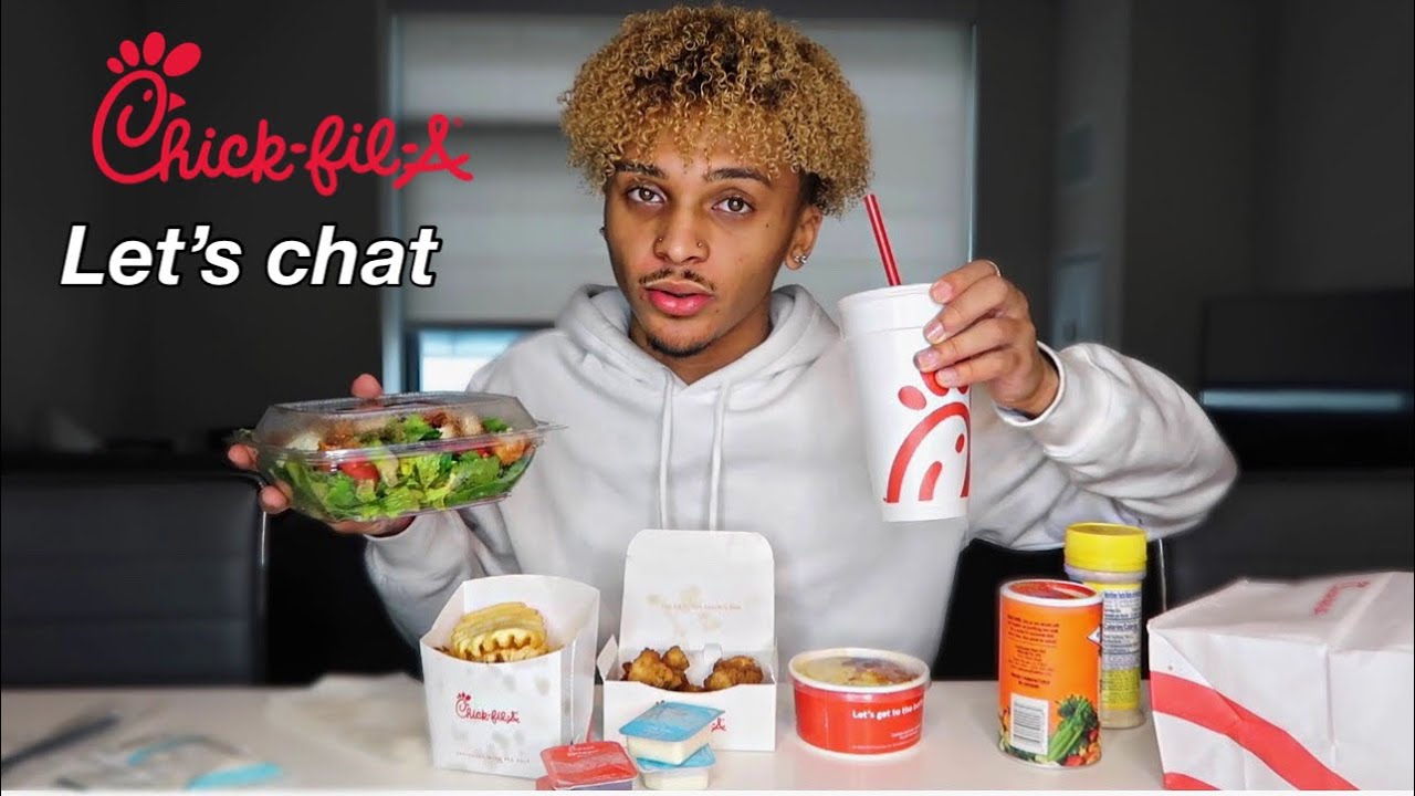 MUKBANG + TOUCHY TOPICS ... ( Chick-fil-a )