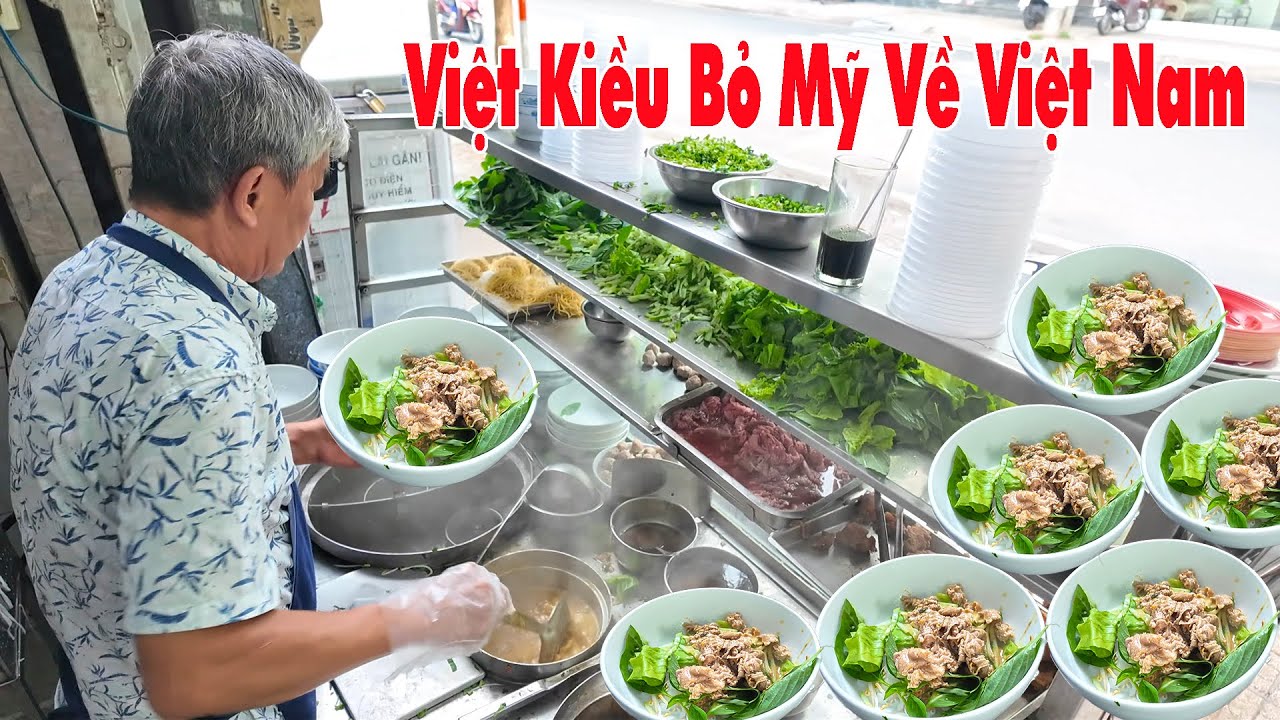 Chú Việt Kiều Bỏ Mỹ Về Việt Nam Mở Hủ Tiếu Sate Nai 31 Năm Ngon Nhất Khu Quận 5 Sài Gòn