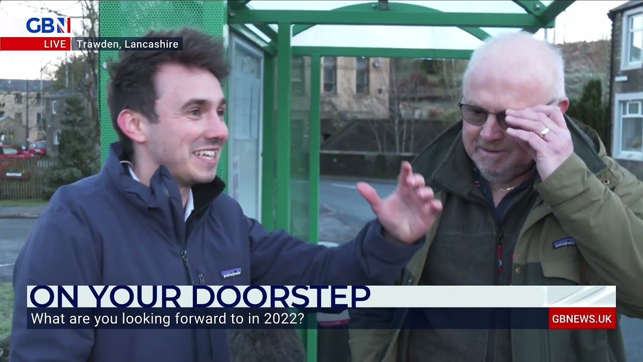 Trawden: Bradley Harris talks to residents about rising food prices
