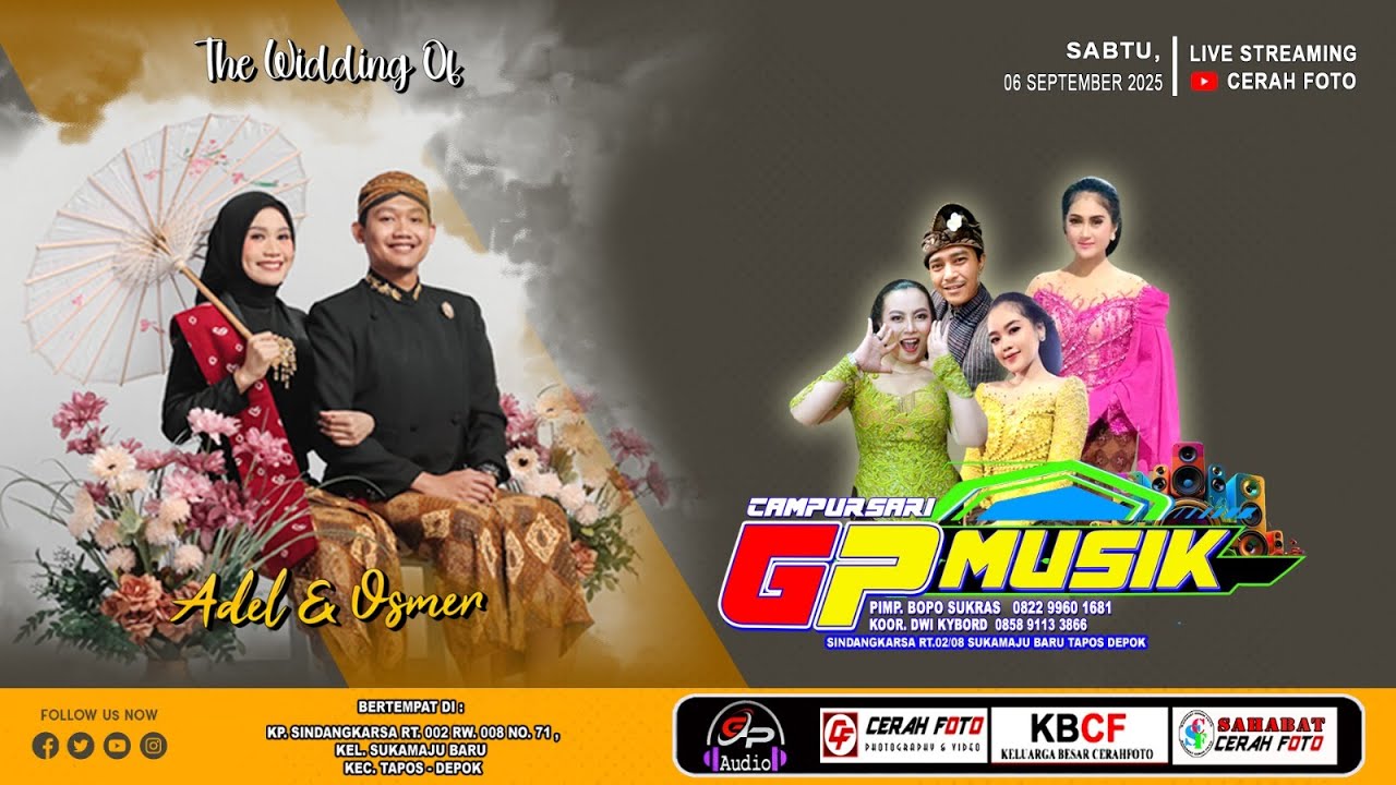 Live Campursari GP Musik 0822 9960 1681 | Pernikahan Adel & Osmer - GP Audio Sound System 02