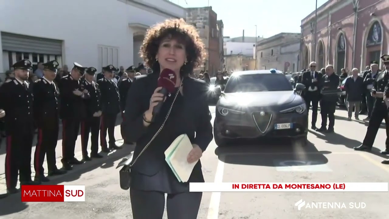 MATTINA SUD    FUNERALI DI STATO PER I CARABINIERI PASTORE E FERRARO 09 APRILE 2024