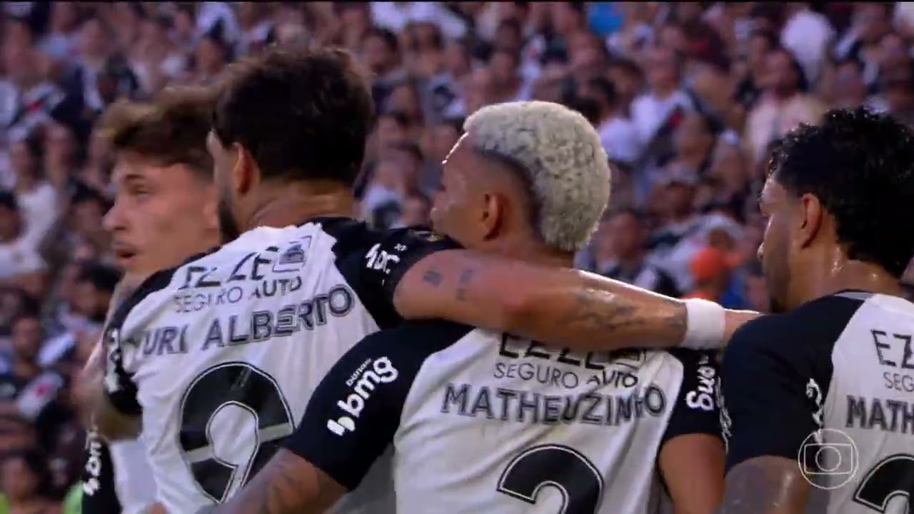Gol de Yuri Alberto: Vasco 1x2 Corinthians - Final da Copa do Brasil 2025 (Globo)