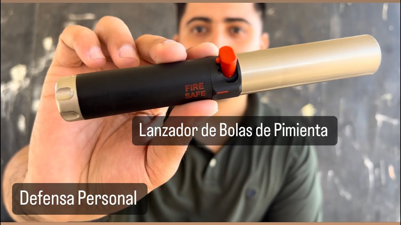Lanzador de Bolas de Pimienta cal .68 para la Defensa Personal, primero en el país.