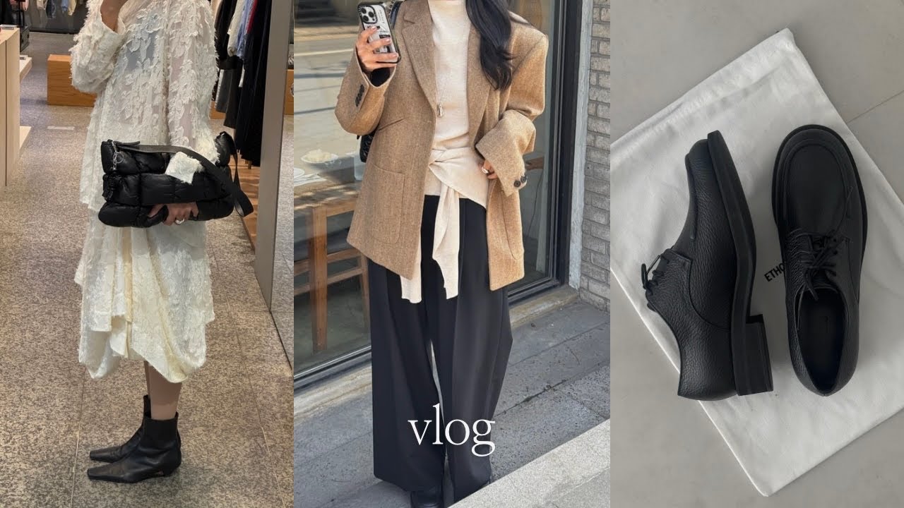 [Vlog] 직장인 브이로그 | 최애 브랜드들 봄신상 폭풍 언박싱 🛍️🌷| 에핑글러 신상 비이커 팝업 | 에토스 | 티에르노 Tierno | 오어 ORE | 르917