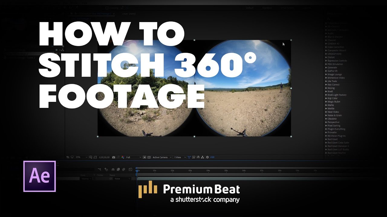 How to Stitch 360° Footage | PremiumBeat.com