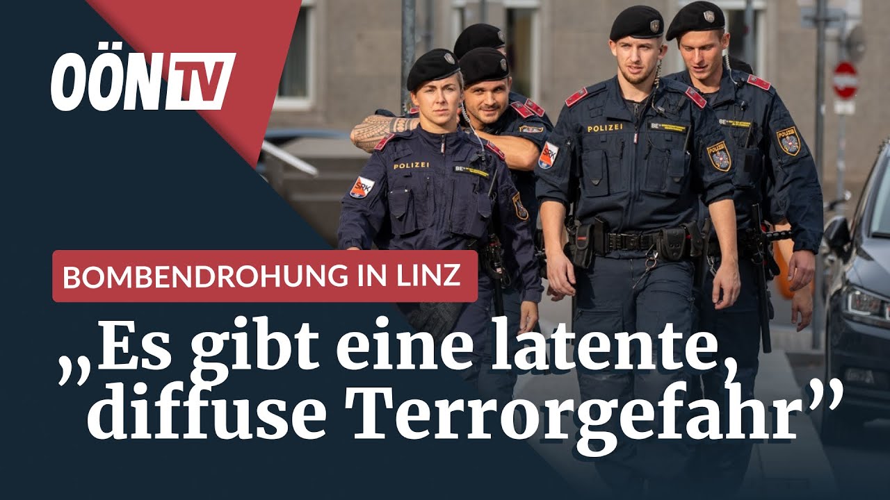 Bombendrohung in Linz: „Es gibt eine latente, diffuse Terrorgefahr“