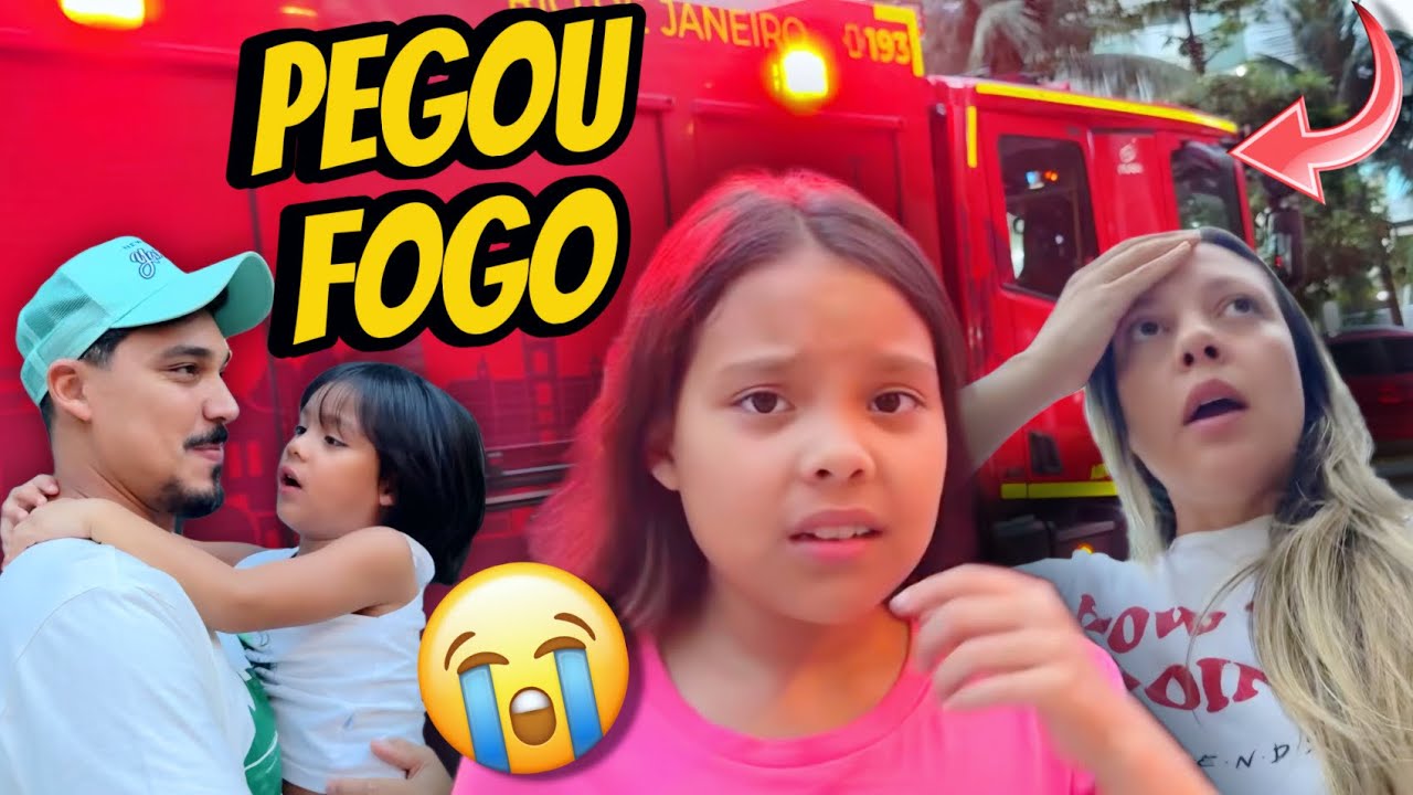 PASSAMOS POR UMA NOITE ASSUSTADORA !  * incêndio no prédio * 😨 🔥 
