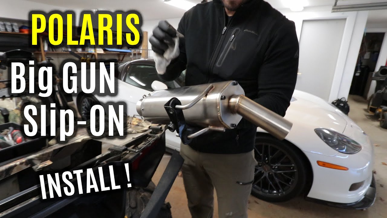 Big Gun EXO SS Slip-on Exhaust & Power Box | 2018 Polaris Sportsman 1000 XP Hunter