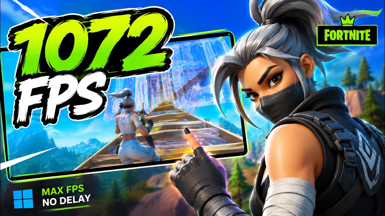 Updated Free ULTIMATE Fortnite Tweaks TUTORIAL - Boost FPS, & Lower Input Delay 2026