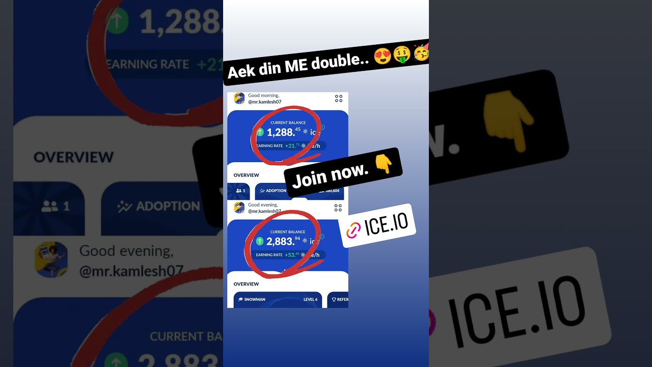 ice network free mining app.. link in description..and comment.. #icenetwork #freemining