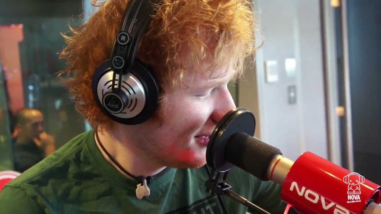 Ed Sheeran does his best Australian accent
