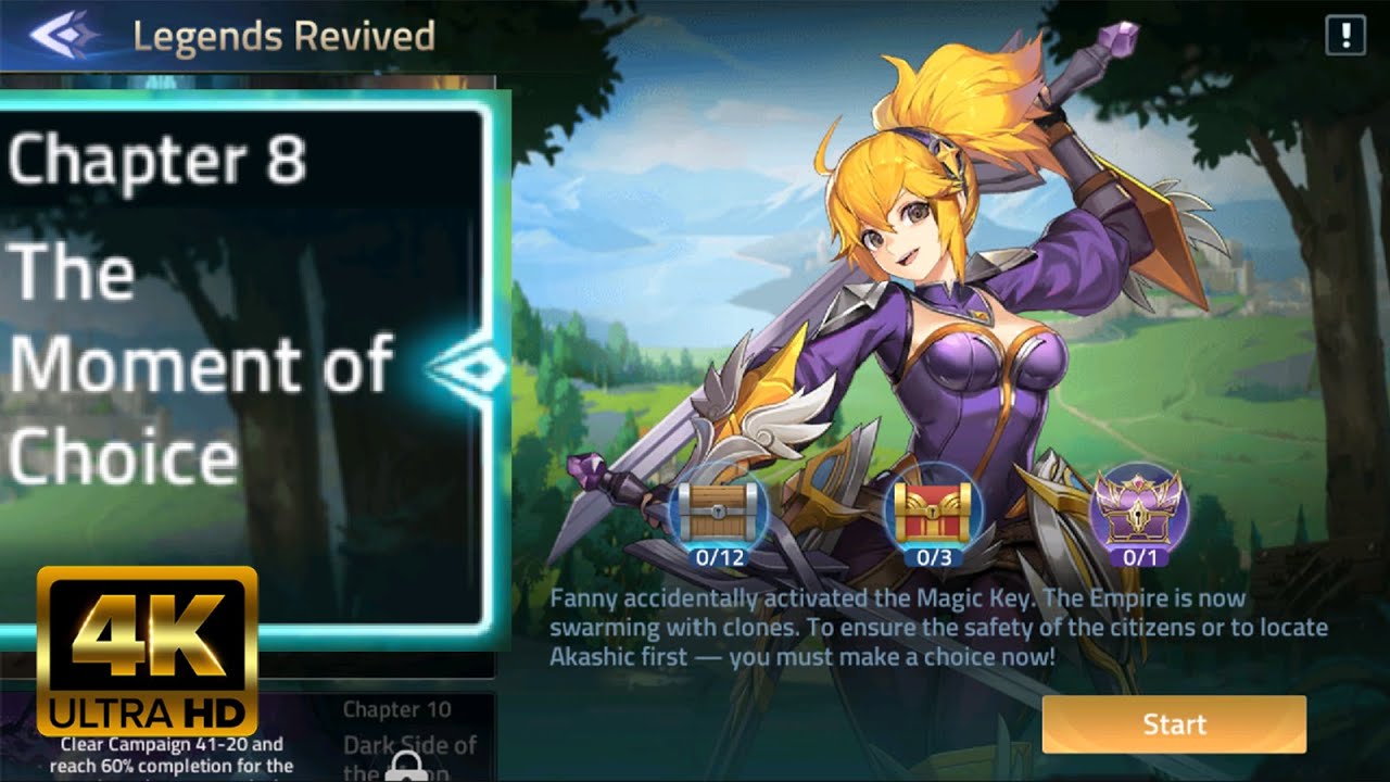 Legends Revived CHAPTER 8 - THE MOMENT OF CHOICE Mobile Legend: Adventure Walkthrough