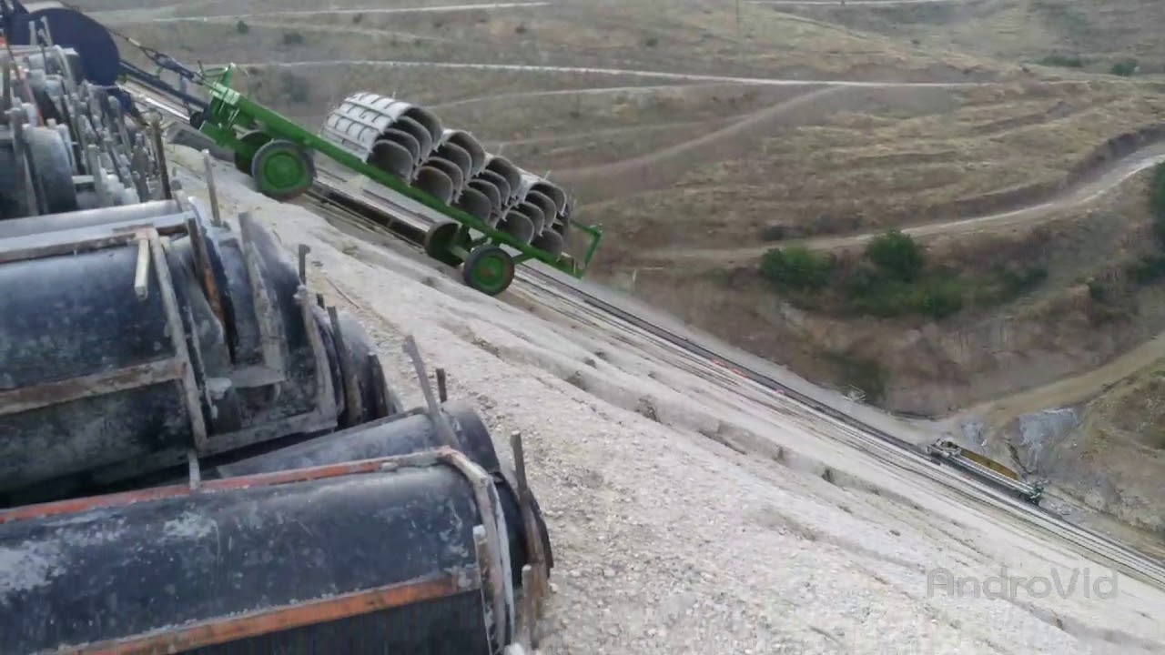 Ödemiş Rahmanlar barajı ön yüz beton dökümü