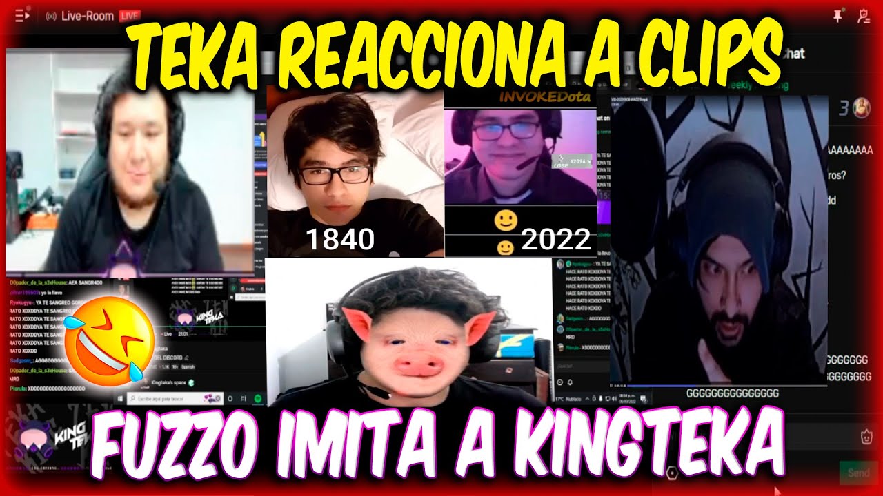 😮FUZZO IMITA A KINGTEKA😂 BAJA PEPA CON CLIPS DE DISCORD🤣