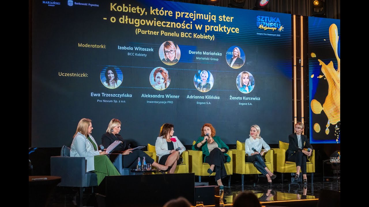 Kongres Sztuka Biznesu Rodzinnego - fragment wystąpienia Adrianny Kilińskiej i Żanety Kurcewicz