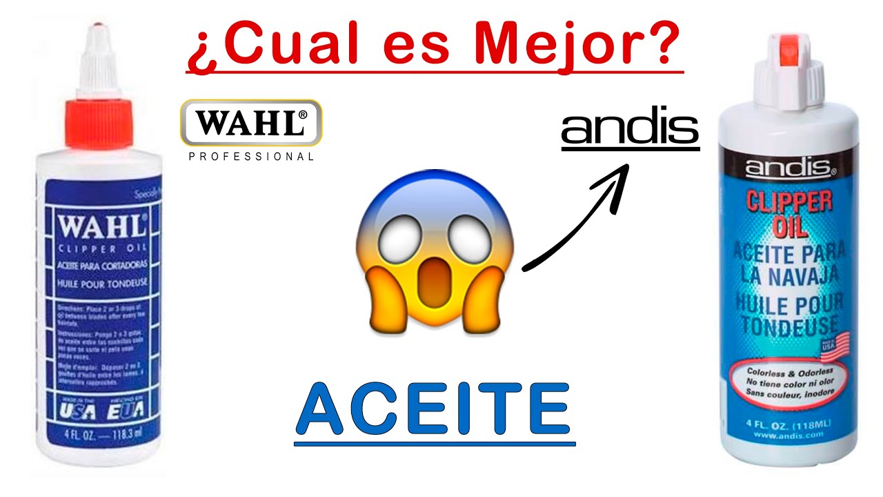 ACEITE WAHL y ANDIS - ¿Cuál es el Mejor? | Aceite para maquinas de cortar Pelo