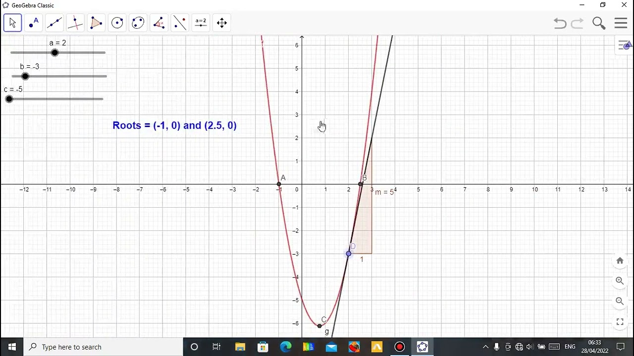 Создание апплета в Geogebra для урока математики 2