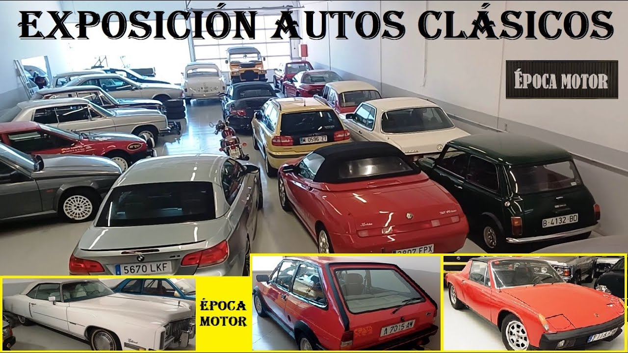 ✅Exposición coches clásicos Epoca Motor. Outlet de autos 1950-1999. #cochesclasicos