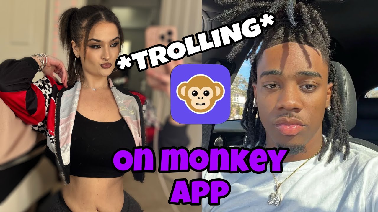 TROLLING ON MONKEY TO SEE THEIR REACTIONS *I found my twin*