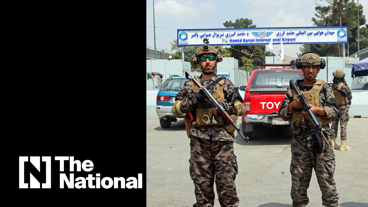 Scenes from inside Kabul airport after the Taliban takeover