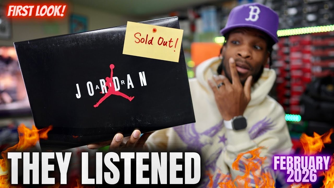 FIRST LOOK!! JORDAN BRAND HAS BEEN LISTENING THIS UPCOMING JORDAN RETRO IS MUCH BETTER THAN EXPECTED