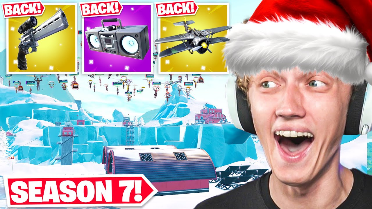 I Hosted a OG SEASON 7 Tournament In Fortnite! (Winterfest Update)