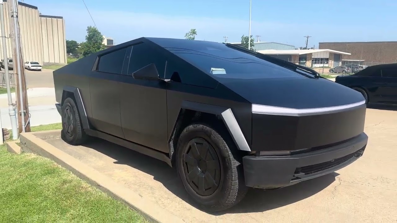 Tulsa Auto Wraps | White Glove Auto | Tesla Cyber Truck | Vinyl Wrap | Walk-around.