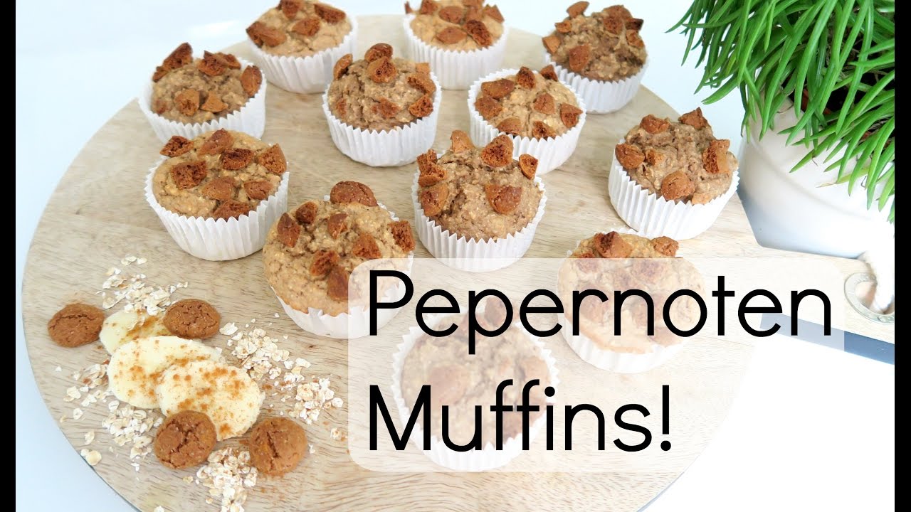Gezond Sinterklaas Recept - Pepernoten Muffins!