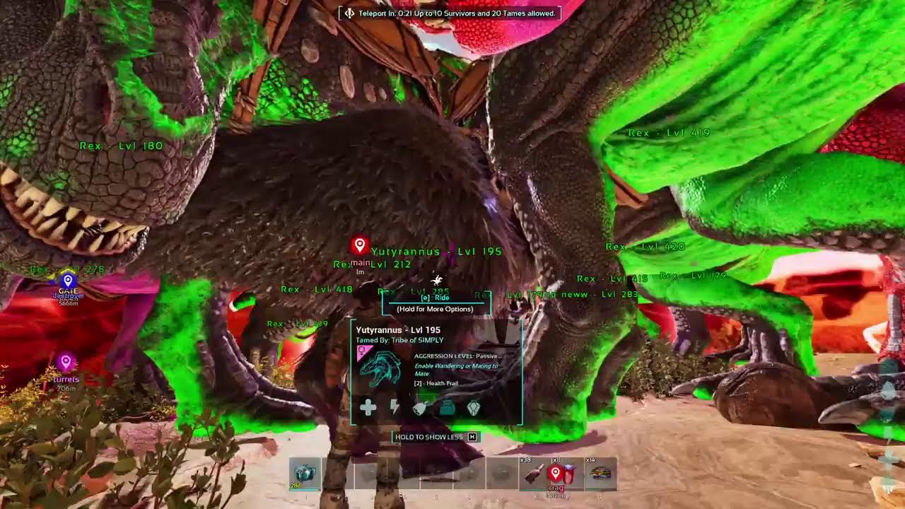 [OFFICIAL PVE] ALPHA MANTICORE WISH ME LUCK🍀 #arksurvival